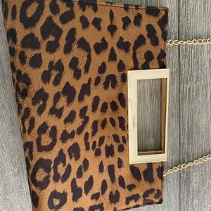 Cheeta print clutch